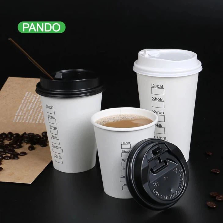 Cangkir Kertas Kopi Untuk Minuman Panas