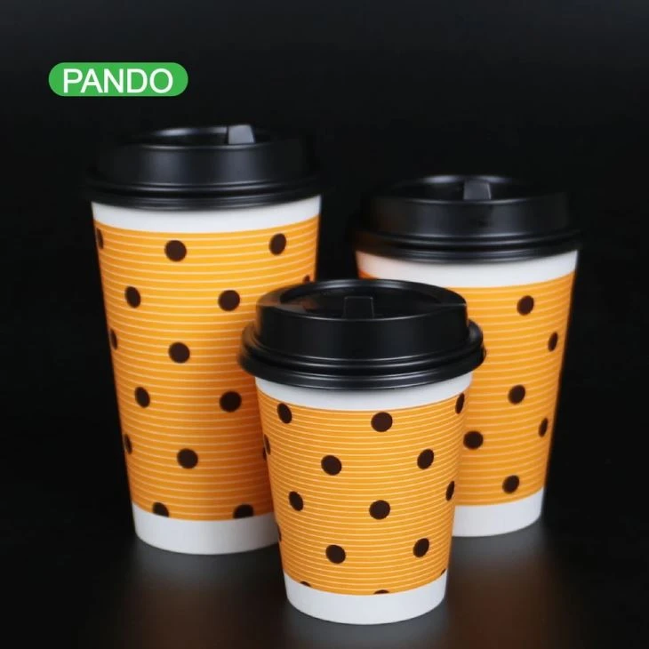Honey Bee Kustom Dicetak Single Wall Hot Cups Paper Coffee Cups