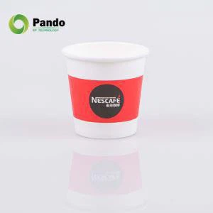 Kustom dicetak cangkir kopi sekali pakai cangkir kertas kecil