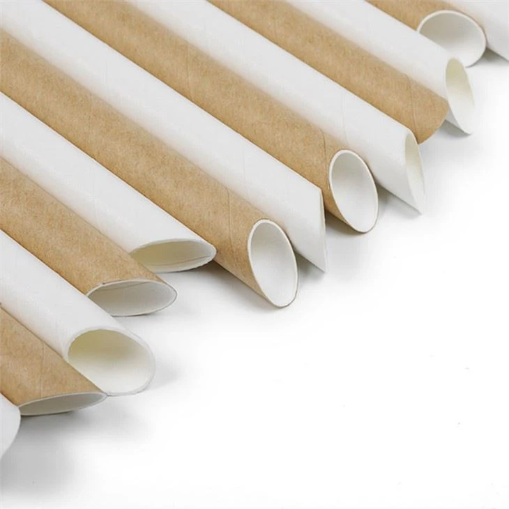 Sedotan Kertas Lurus Tajam Biodegradable